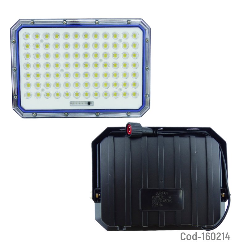 Proyector solar led 2000 watt con panel solar marca jortan en pvc de 160 led modelo zy2000 con control. mayorista — imagen 2