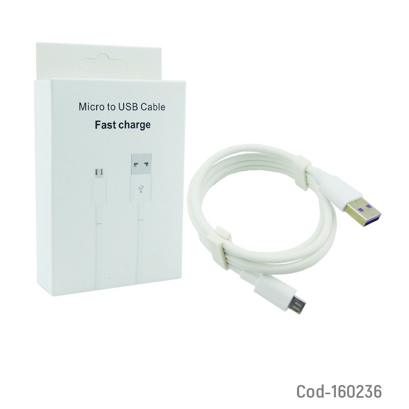 Cable usb a micro 5 pin fast charge y datos. mayorista — imagen 3