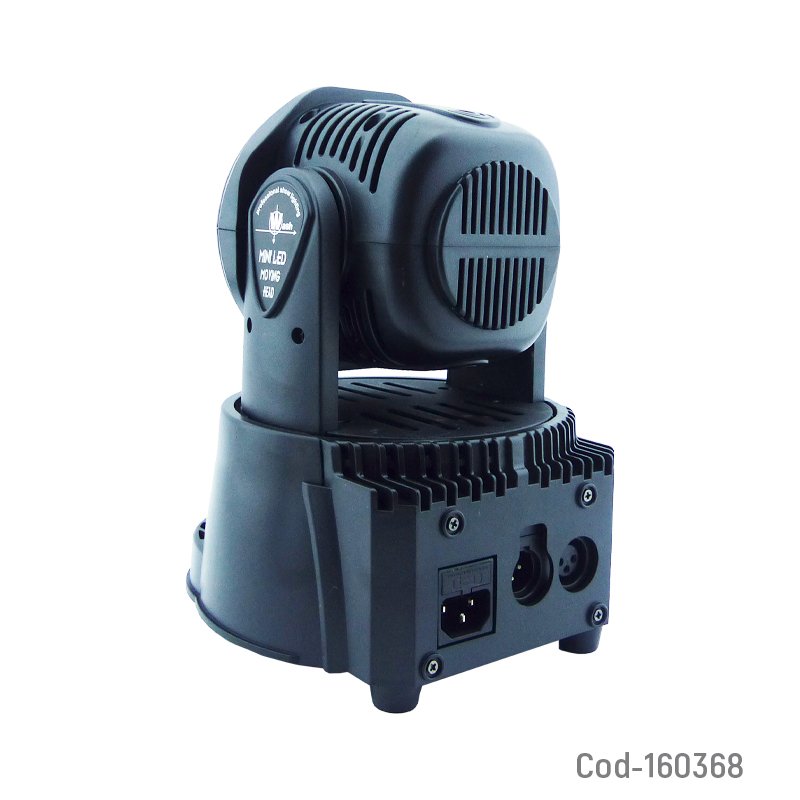 Moving head mini de 7 led rgb con pantalla lcd y dmx mayorista — imagen 2