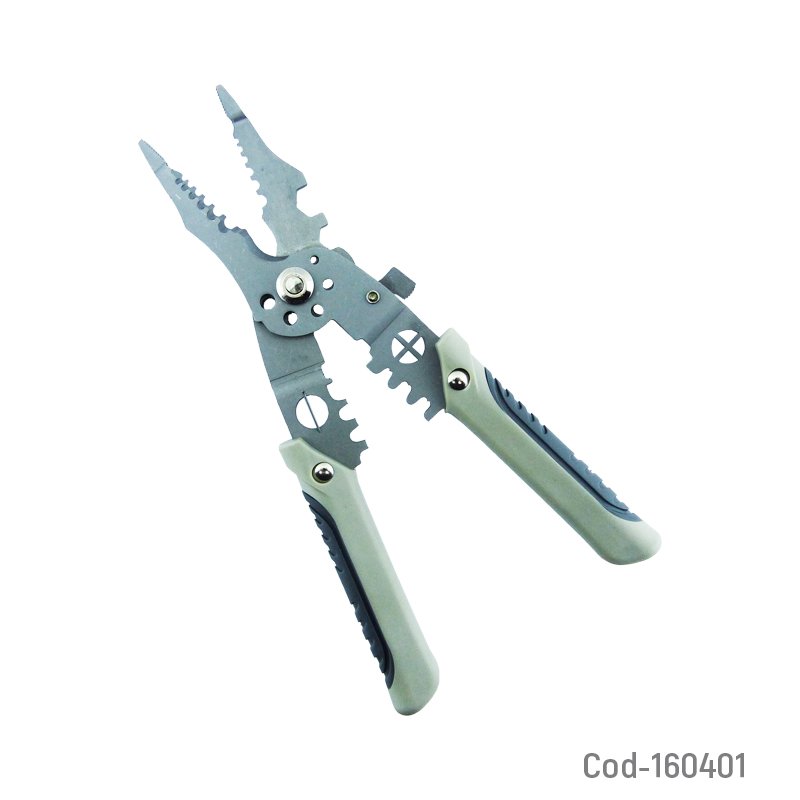 Alicate Pela Cable Universal 9 En 1 Marca WIRE STRIPPER 21.5 cm x 5.2 cm x 1.6 cm por mayor en Chile