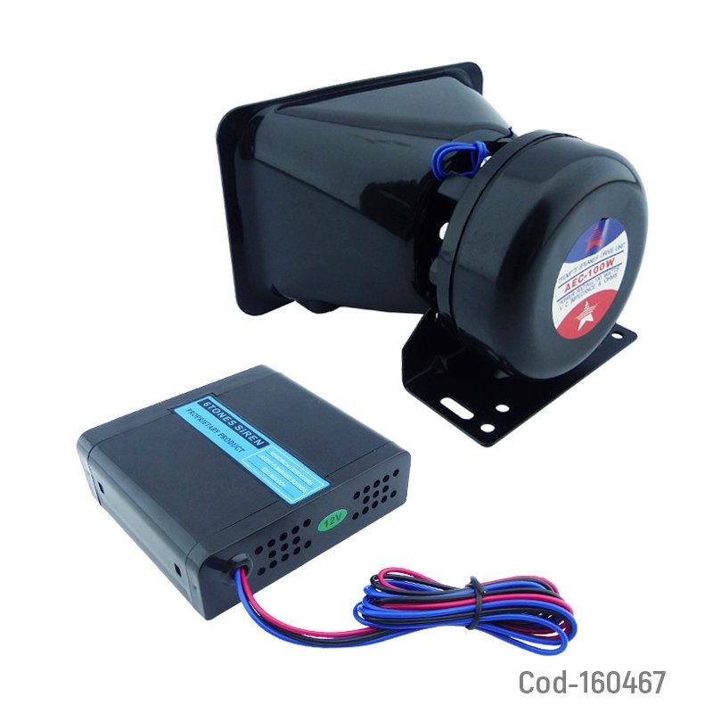 Sirena con megafono para auto de 6 sonidos mayorista — imagen 2