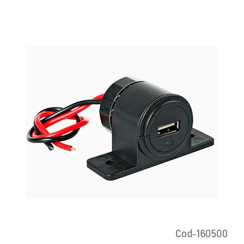 Cargador de 1 usb a 2.1 amp embutido o sobrepuesto para 12 o 24 volt mayorista — imagen 2