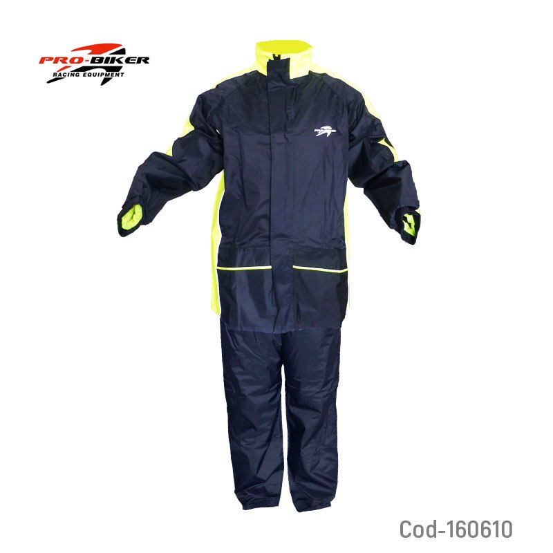 Traje De Lluvia Para Moto Marca PROBIKER Modelo PREMIUM, Bicolor TALLA 4 XL por mayor en Chile