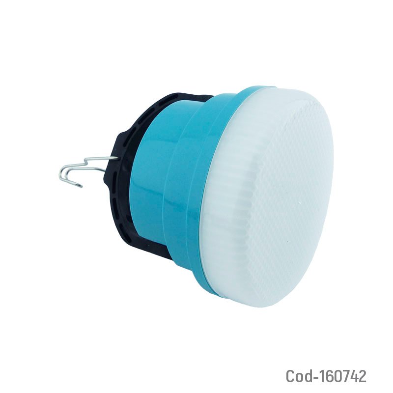 Lampara solar led para camping modelo dpk-100 para colgar recargable y de luz blanca-baliza- linterna. mayorista — imagen 2