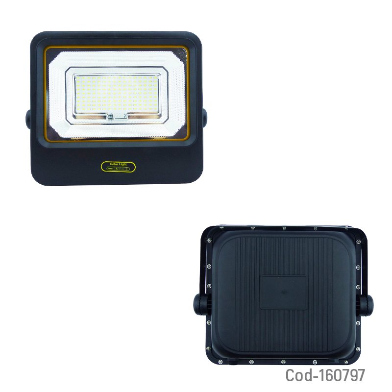 Proyector solar led de 300 watt con panel, 144 led y control remoto. mayorista — imagen 2