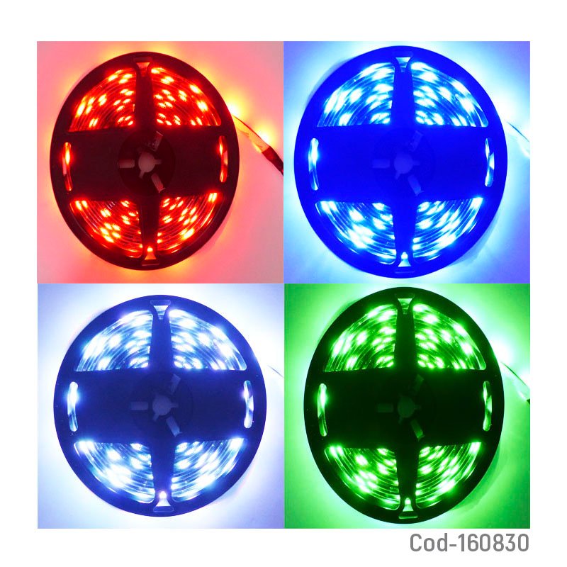 Rollo led 5050 rgb de 10 mts con bluetooth y control remoto mayorista — imagen 2