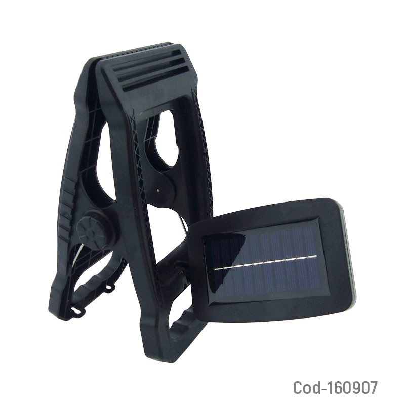 Lampara led solar con pinza, sensor y recargable mayorista — imagen 2