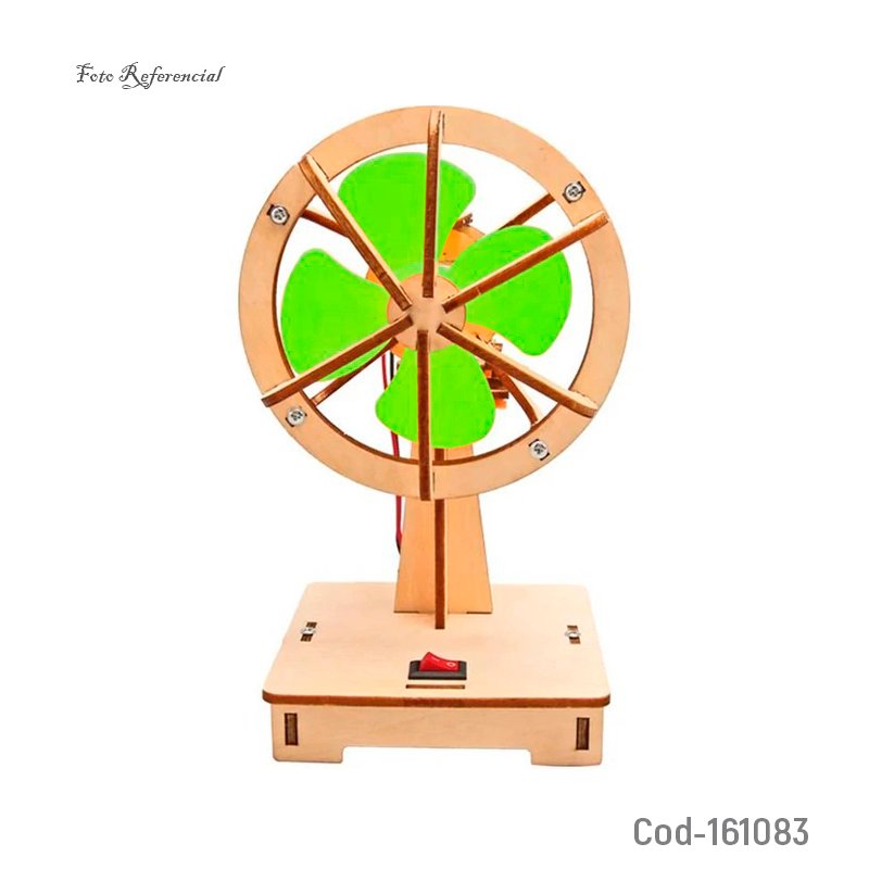 Proyecto Para Armar Ventilador Con Oscilacion. 17.5 cm x 10.5 cm x 10 cm por mayor en Chile
