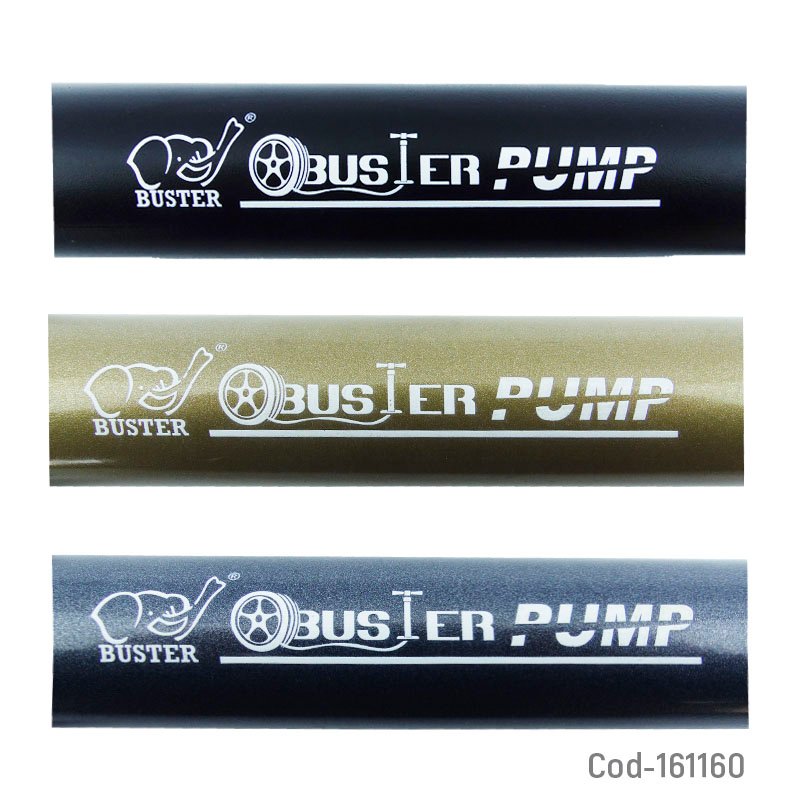 Bombin profesional con medidor de libras marca buster modelo 235, variedad de colores. mayorista — imagen 3