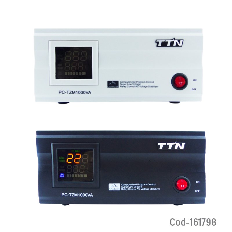 Estabilizador o regulador de voltaje marca ttn modelo 1000va de 900 watt mayorista — imagen 3