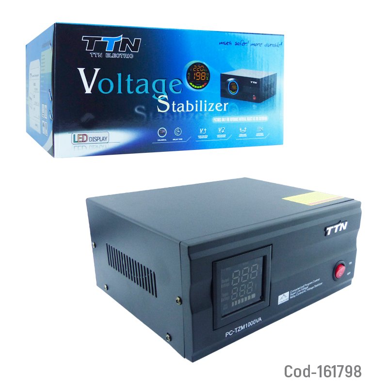 Estabilizador o regulador de voltaje marca ttn modelo 1000va de 900 watt mayorista — imagen 4