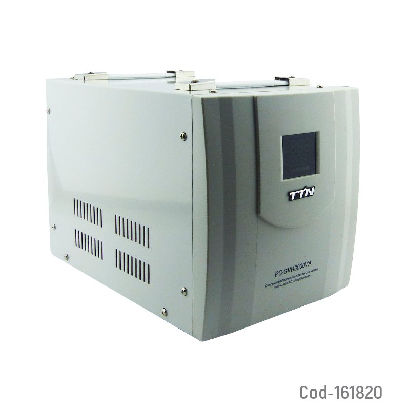 Estabilizador O Regulador De Voltaje Marca TTN Modelo 3000VA De 2100 Watt 35.5 cm x 29 cm x 27 cm por mayor en Chile