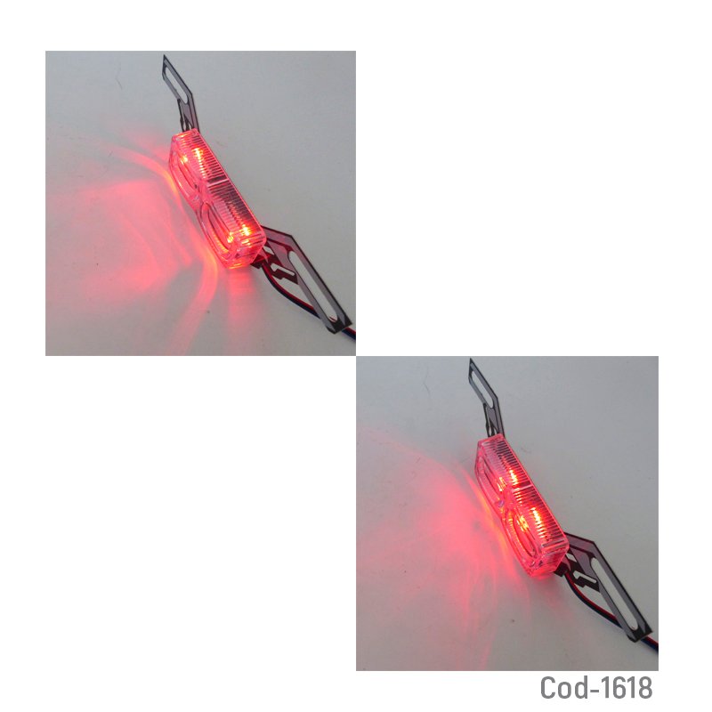 Luz estrobo de 10 led para porta patente de moto 2 efectos. - pack de 10 unidades mayorista — imagen 3