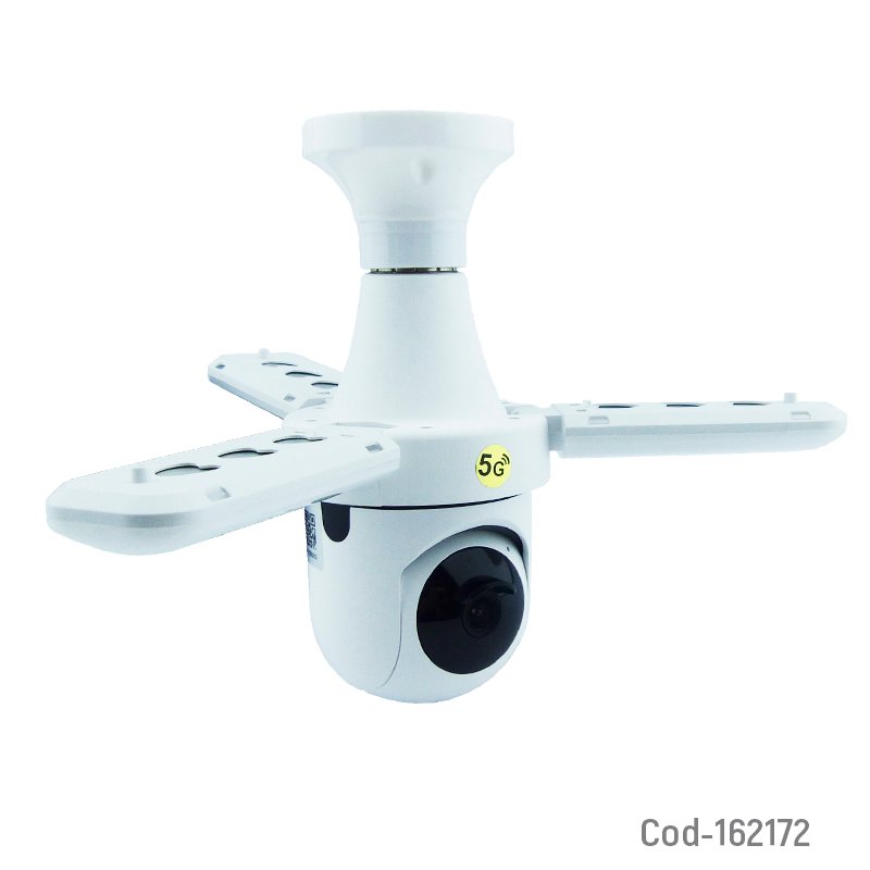 Camara de vigilancia ip tipo ampolleta dual band 2.4 a 5 g con luz led, compatible con app yiiot, y movimiento. mayorista — imagen 3
