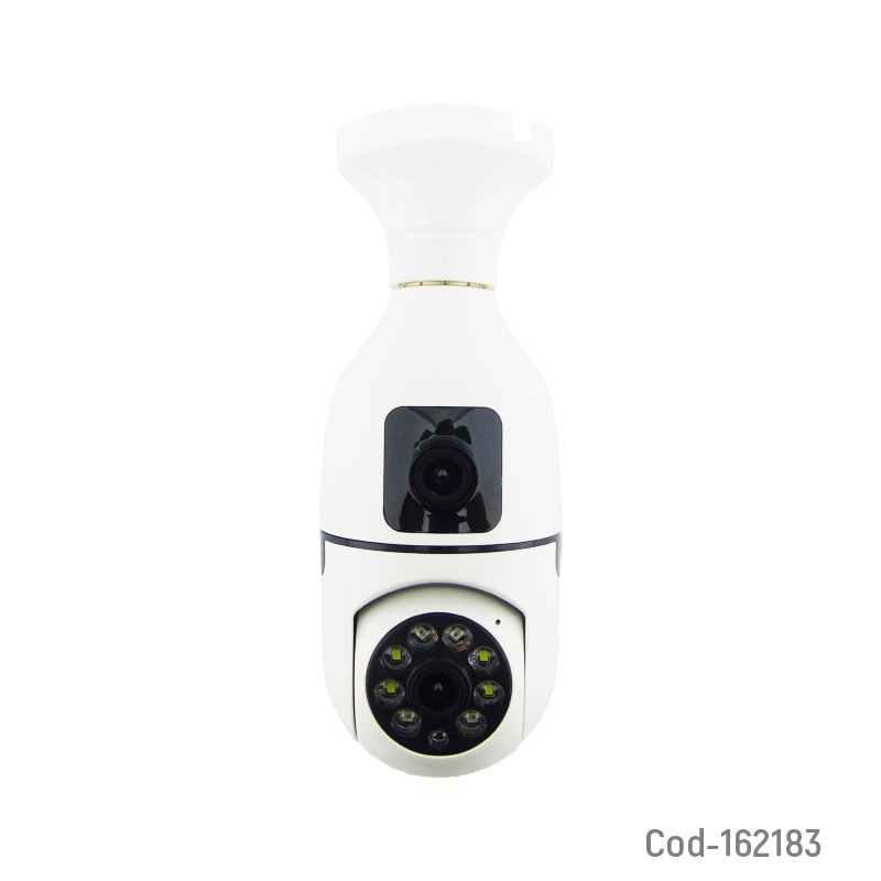 Camara de vigilancia ip wifi tipo ampolleta, doble camara y dual band 2.4 y 5 g, compatible con app towel mayorista — imagen 2