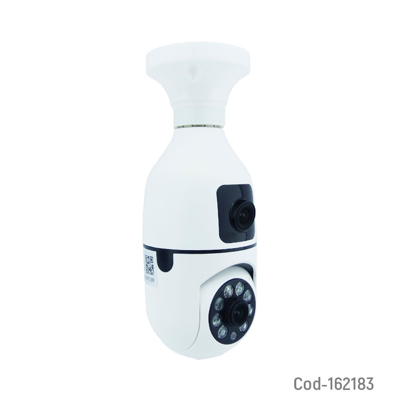 Camara de vigilancia ip wifi tipo ampolleta, doble camara y dual band 2.4 y 5 g, compatible con app towel mayorista — imagen 3