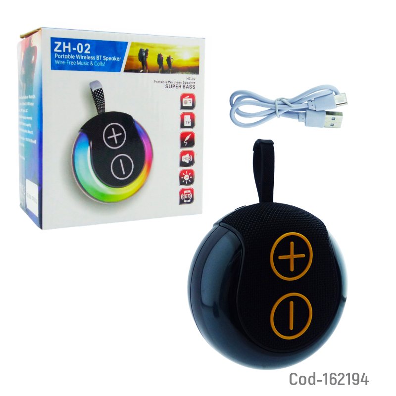 Parlante recargable modelo s260 de 7 watt bluetooth redondo con luz rgb. mayorista — imagen 6
