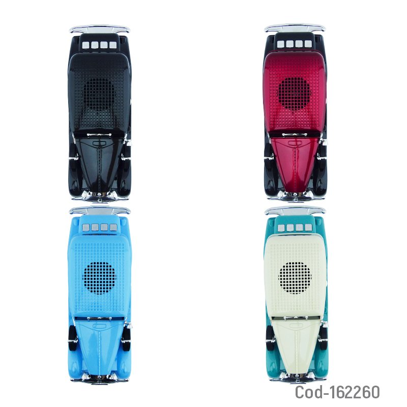 Parlante recargable modelo ws-1934 auto clasico de 10 watt y conexion bluetooth, usb, tf y aux. variedad de colores. mayorista — imagen 4