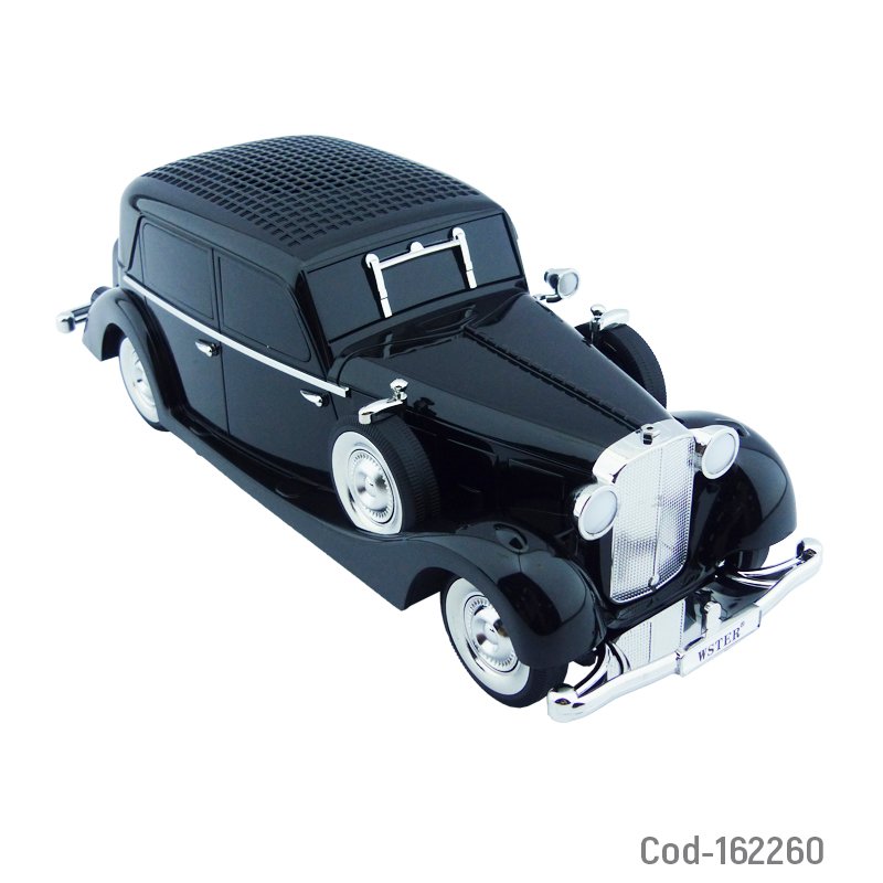 Parlante recargable modelo ws-1934 auto clasico de 10 watt y conexion bluetooth, usb, tf y aux. variedad de colores. mayorista — imagen 5