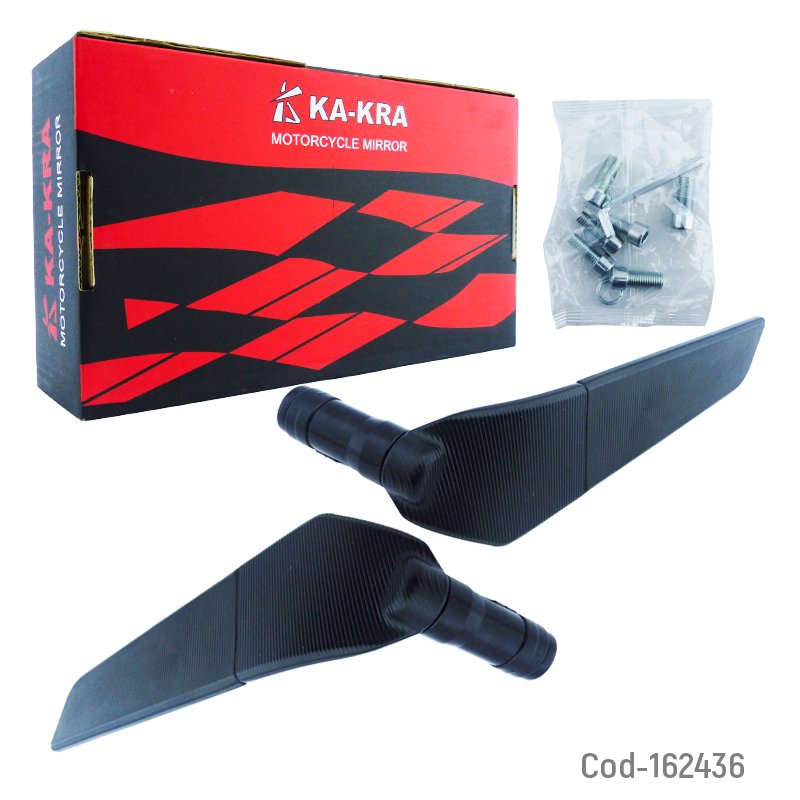 Espejo para moto modelo race corto de hilo 8-10 mm el par mayorista — imagen 3
