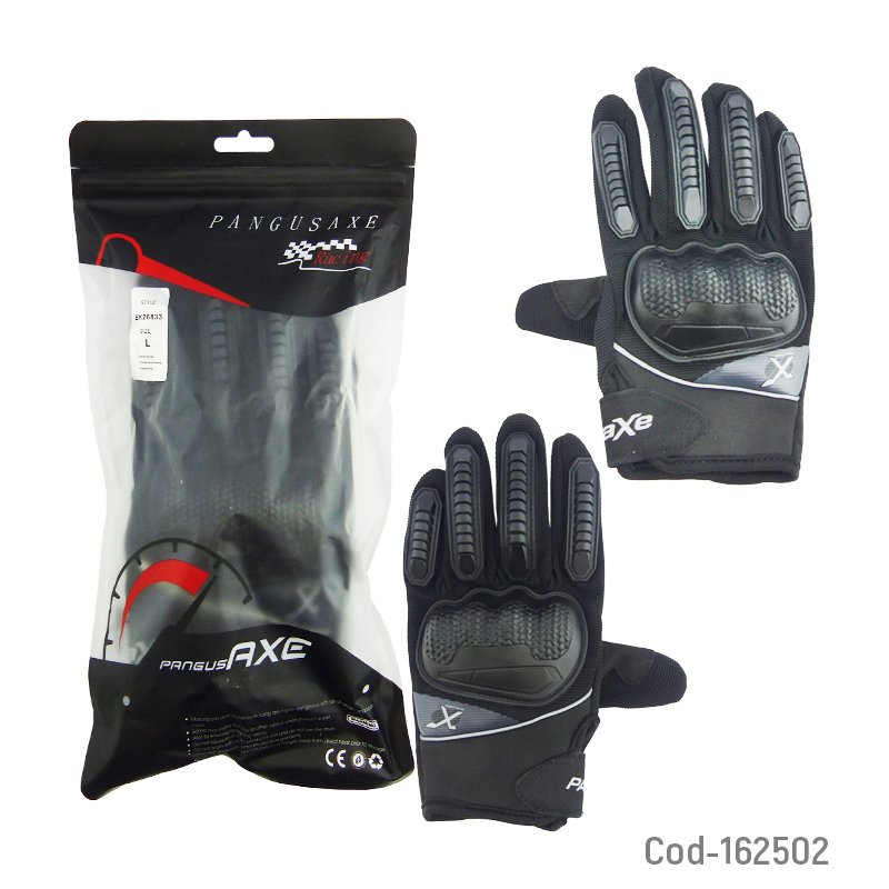 Guante para moto marca axe modelo st-19 carbon con proteccion y variedad de colores mayorista — imagen 3