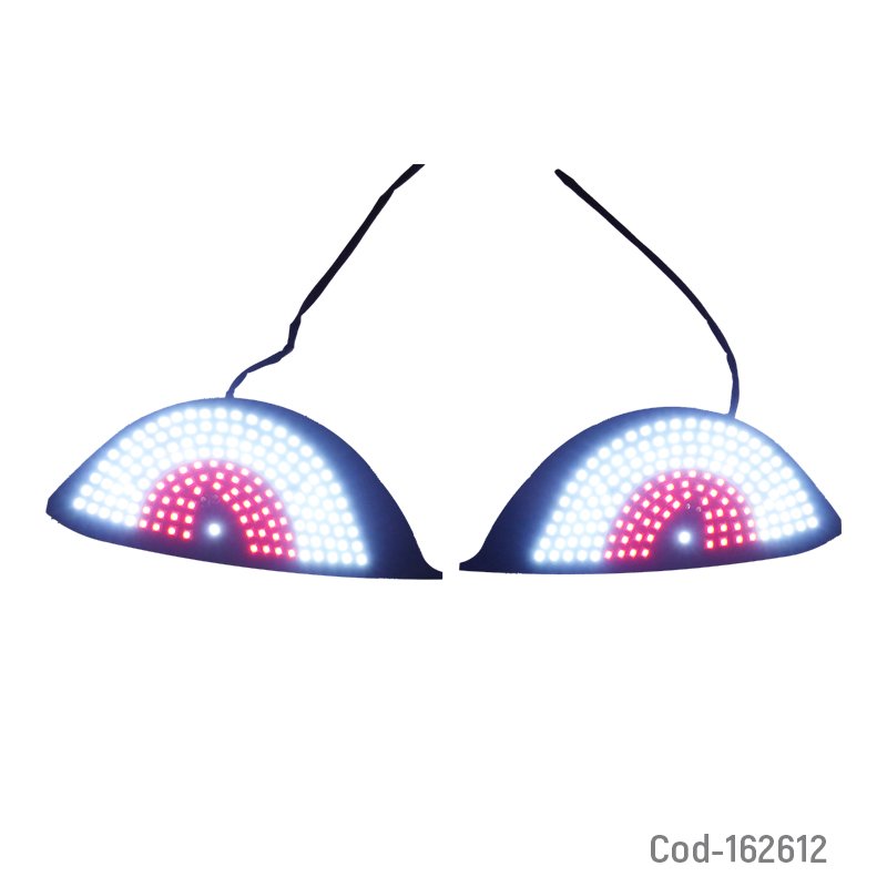 Ojos led para auto con luz rgb y efectos, conexion usb mayorista — imagen 2