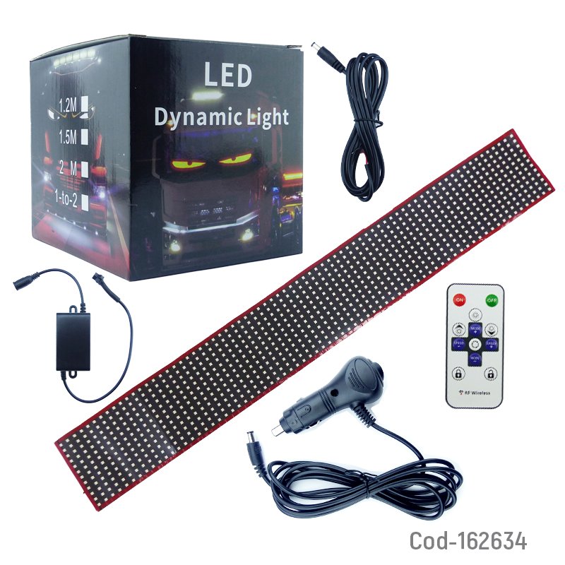 Letrero led flexible a 12 volt de 861 led compatible app para smartphone mayorista — imagen 3