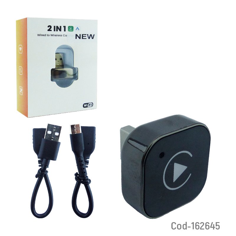 Carplay Inalambrico Para Auto Conexion USB 2.8 cm x 2.8 cm x 2.6 cm por mayor en Chile