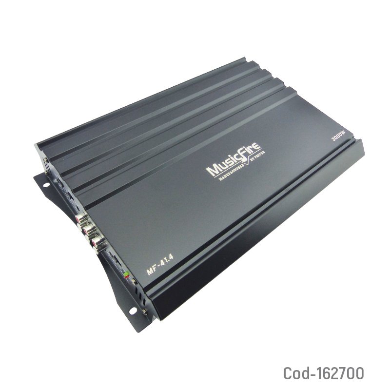 Amplificador marca musicfire de 3000 watt por 4 canales a 12 volt modelo mf-414 mayorista — imagen 4