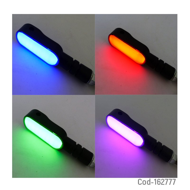 Luz intermitente para moto con proyector de colores y luz secuencial, universal. mayorista — imagen 3