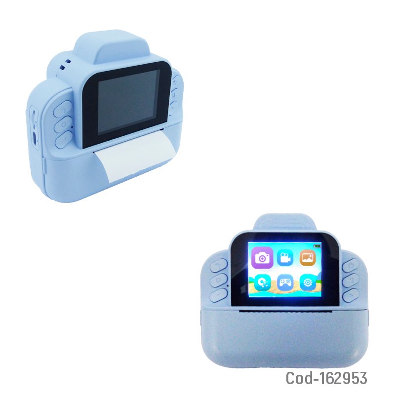Camara digital para niños con pantalla, impresora y juegos. recargable usb mayorista — imagen 3
