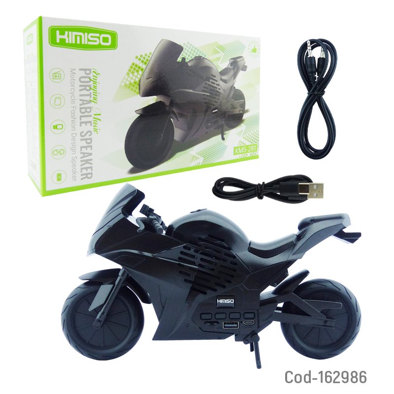 Parlante recargable modelo kms-281 moto a 5 watt, conexion bluetooth, usb, tf y type-c en variedad de colores. mayorista — imagen 5