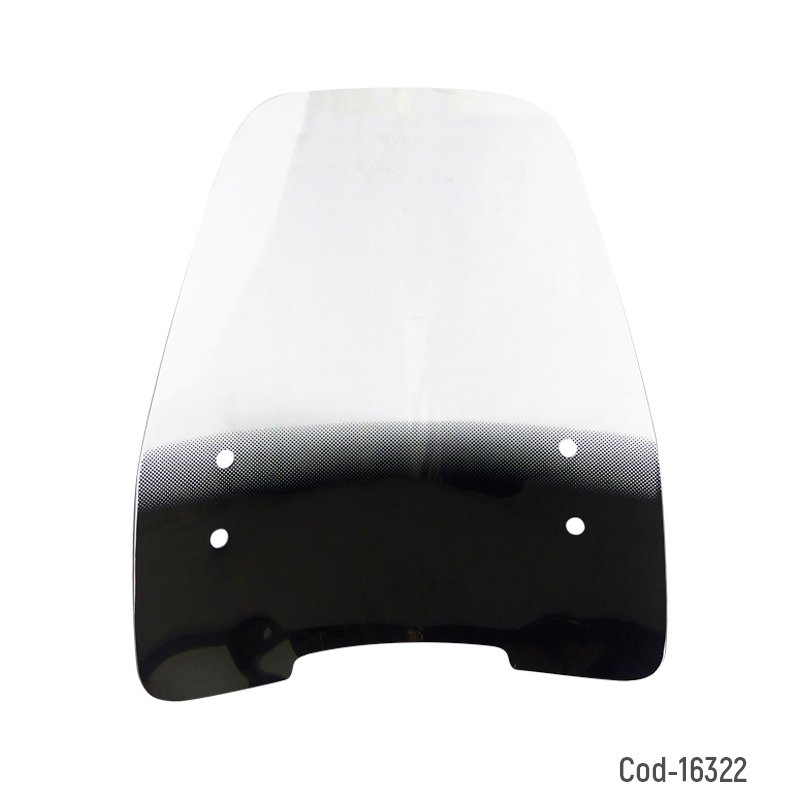 Cubre viento chico p/moto, pro-biker, grosor 3mm, borde pigmentado. mayorista — imagen 2