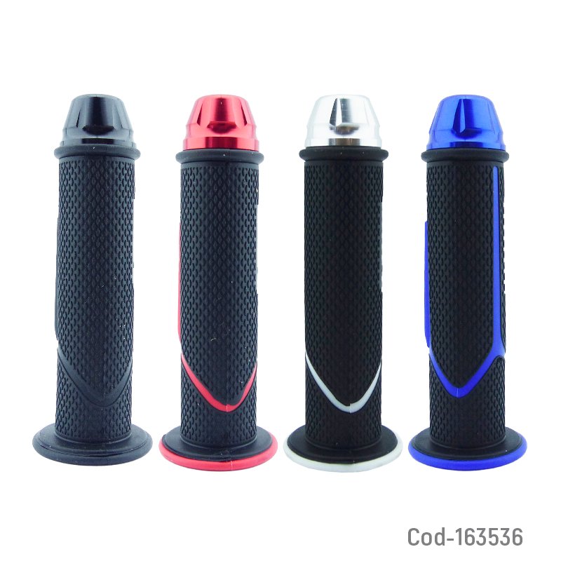 Manillar para moto de goma y aluminio en variedad de colores - pack de 10 unidades mayorista — imagen 3