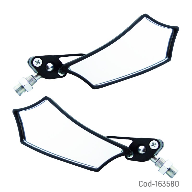 Espejo Para Moto Marca SOKO Tipo Carbon De Hilo 10 MM 19 cm x 7 cm x 5 cm por mayor en Chile