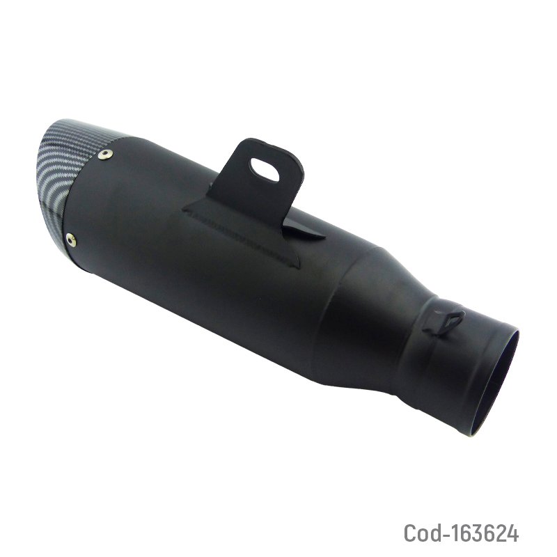 Tronador para moto marca gpr con punta de carbon boca de 51 mm en dos colores mayorista — imagen 2