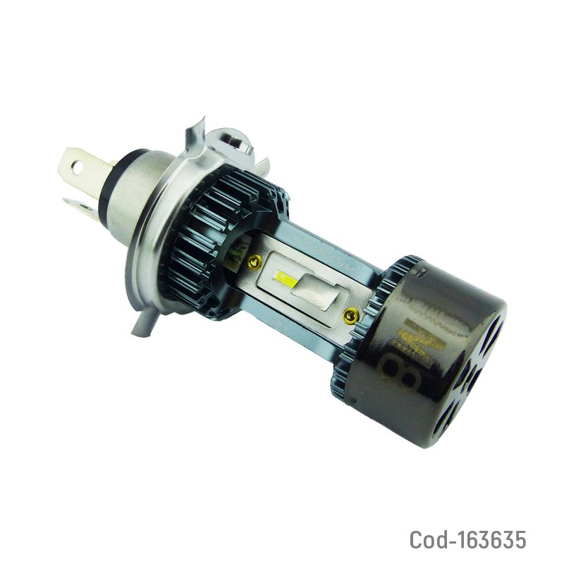 Ampolleta Para Moto H-4 LED Modelo M8 De Luz Blanca A 30 Watt Con Ventilador 12 O 24 Volt 9 cm x 5 cm por mayor en Chile