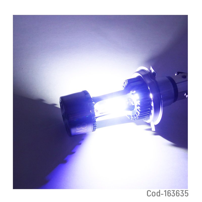 Ampolleta para moto h-4 led modelo m8 de luz blanca a 30 watt con ventilador 12 o 24 volt mayorista — imagen 3