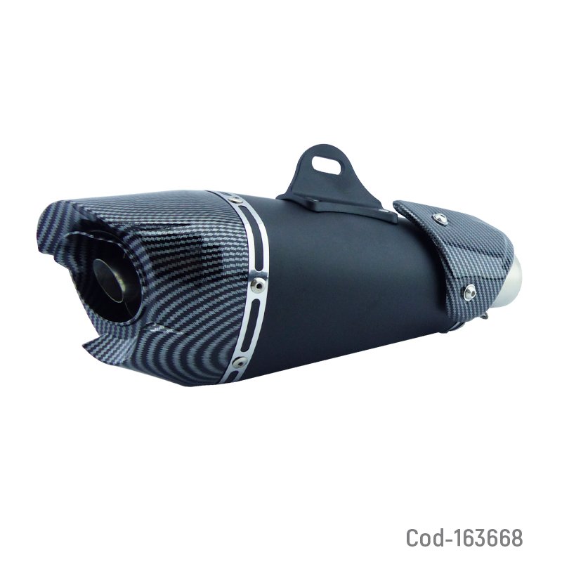 Tronador para moto marca gpr modelo s43 con proteccion en boca carbon de 51 mm mayorista — imagen 2