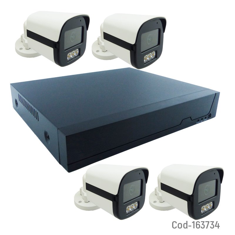 Kit dvr de 4 camaras analogo modelo 5504a con conexiones hdmi, lan y vga mayorista — imagen 3