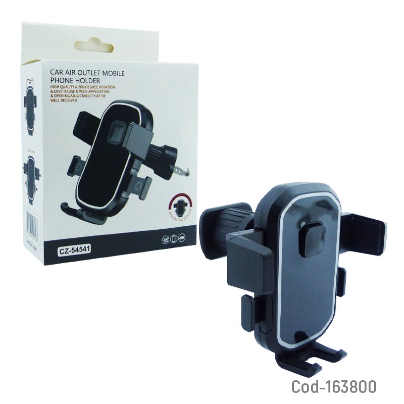 Porta smartphone modelo cz54541 con agarre a ventilacion aire acondicionado de auto mayorista — imagen 3