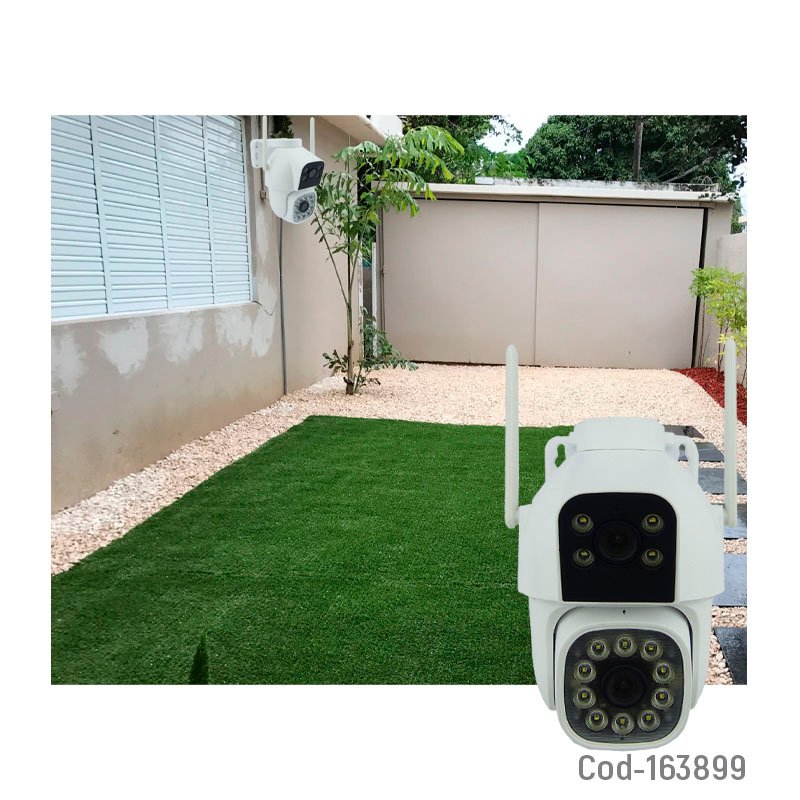 Camara de vigilancia ip wifi lan doble lente compatible con app yosse y resolucion 1980p mayorista — imagen 3