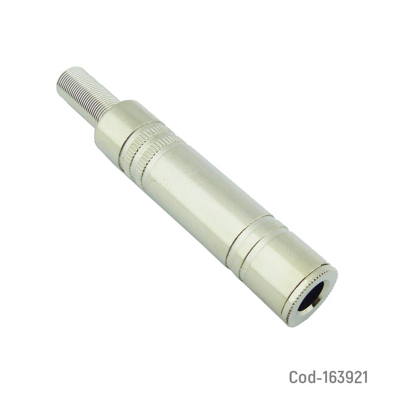 Conector Hembra Jack 6.3 MM Mono Con Resorte 6.3 MM por mayor en Chile