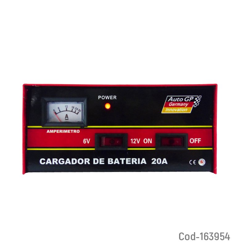 Cargador de bateria de 20 amp marca autogp compatible desde 6 a 12 volt mayorista — imagen 3