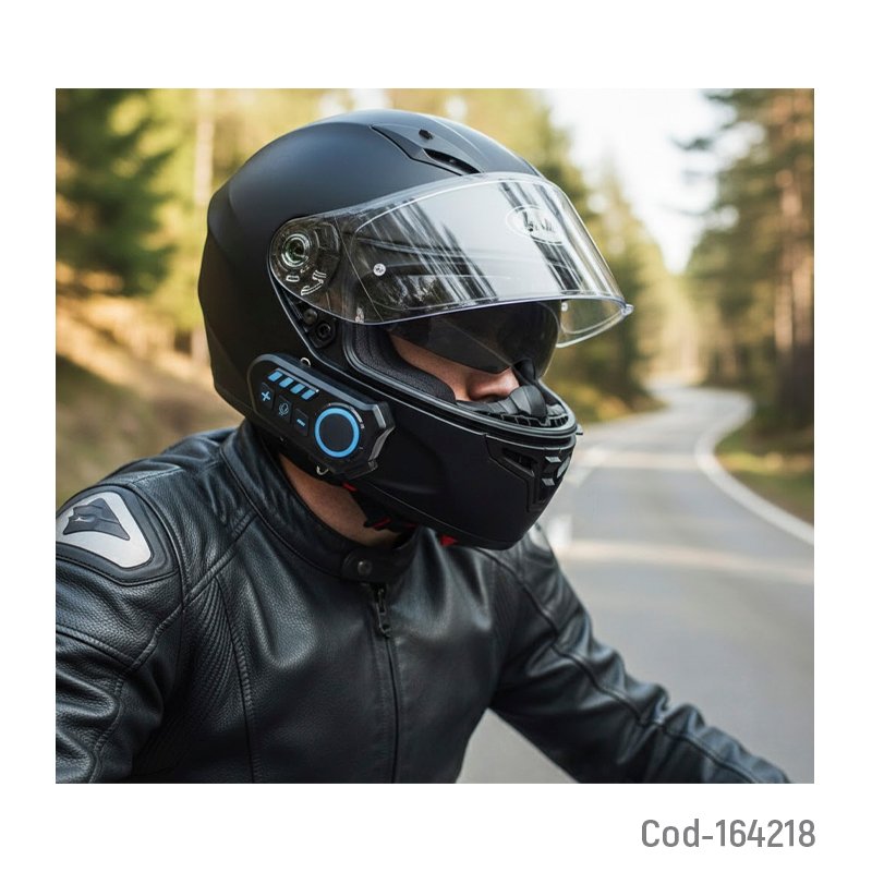 Bluetooth para casco modelo k06a, estereo recargable mayorista — imagen 3