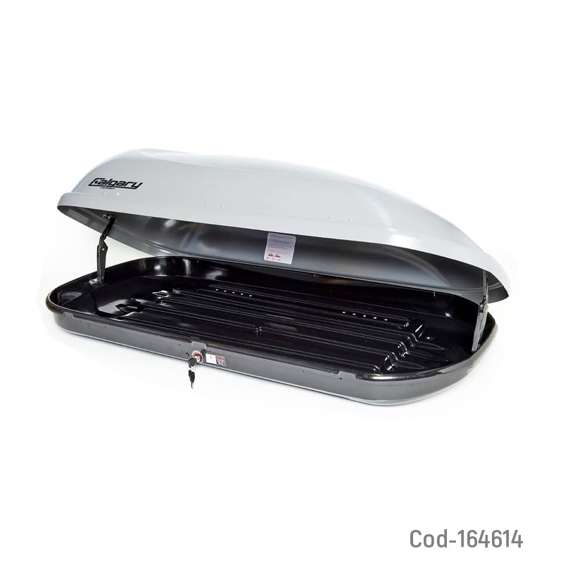 Caja Porta Equipaje De 450 Litros Marca CALGARY Universal, Para Techo De Auto. 174 cm x 80 cm x 40 cm por mayor en Chile
