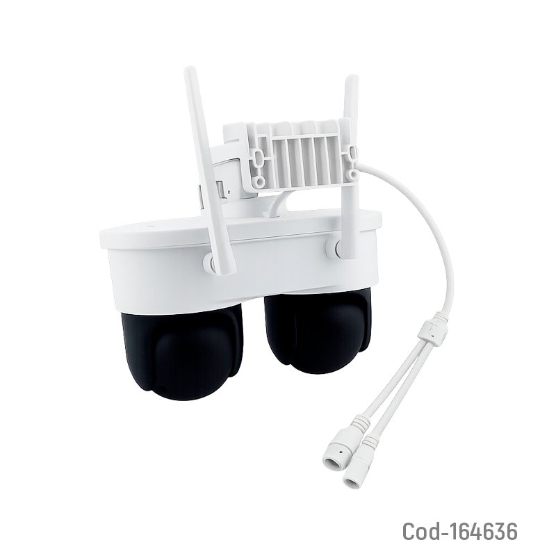Camara de vigilancia ip de 3 camaras y 20 led marca jortan, dual band 2.4 y 5 g compatible con app yoose. mayorista — imagen 2