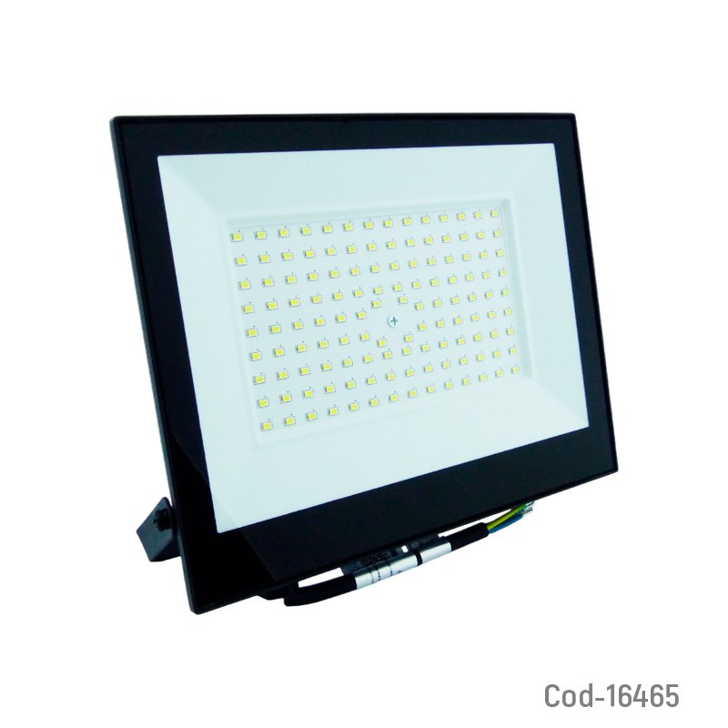 Foco halogeno led telco flat pro, 100w megabright luz fria, certificado. en caja mayorista — imagen 4