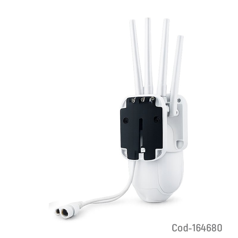 Camara de vigilancia ip wifi para exteriores marca jortan de 8 led y 5 antenas, conexion lan y resolucion de 2 mp. compatible con app ipc 360 home. mayorista — imagen 2