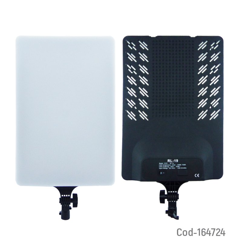 Panel led para fotografia modelo rl-19 con 3 tonos de luz y control remoto mayorista — imagen 2